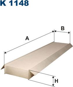 Filtron K1148 - Filtro, Aria abitacolo www.autoricambit.com