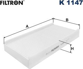 Filtron K 1147 - Filtro, Aria abitacolo www.autoricambit.com