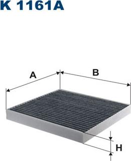 Filtron K1161A - Filtro, Aria abitacolo www.autoricambit.com