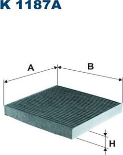 Filtron K1187A - Filtro, Aria abitacolo www.autoricambit.com