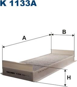 Filtron K1133A - Filtro, Aria abitacolo www.autoricambit.com