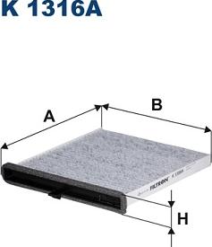 Filtron K1316A - Filtro, Aria abitacolo www.autoricambit.com