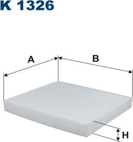 Filtron K1326 - Filtro, Aria abitacolo www.autoricambit.com