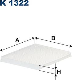 Filtron K1322 - Filtro, Aria abitacolo www.autoricambit.com