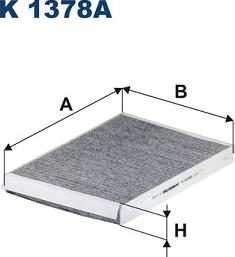 Filtron K1378A - Filtro, Aria abitacolo www.autoricambit.com