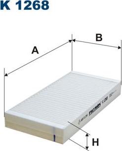 Filtron K1268 - Filtro, Aria abitacolo www.autoricambit.com