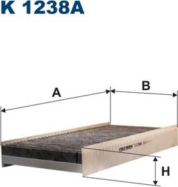 Filtron K1238A - Filtro, Aria abitacolo www.autoricambit.com