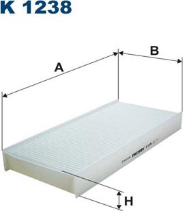 Filtron K1238 - Filtro, Aria abitacolo www.autoricambit.com