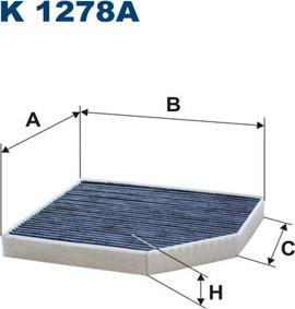 Filtron K1278A - Filtro, Aria abitacolo www.autoricambit.com