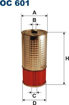 Filtron OC601 - Filtro olio www.autoricambit.com