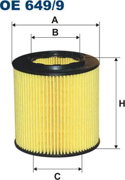 Filtron OE649/9 - Filtro olio www.autoricambit.com