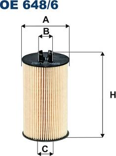 Filtron OE648/6 - Filtro olio www.autoricambit.com