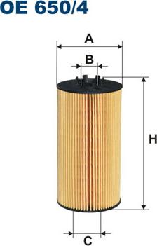 Filtron OE650/4 - Filtro olio www.autoricambit.com