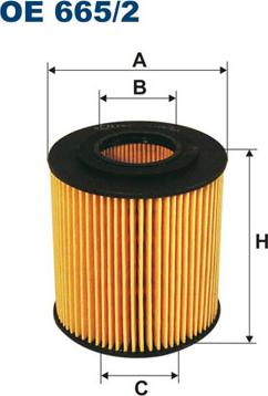 Filtron OE665/2 - Filtro olio www.autoricambit.com