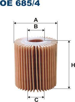 Filtron OE685/4 - Filtro olio www.autoricambit.com