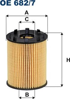 Filtron OE 682/7 - Filtro olio www.autoricambit.com