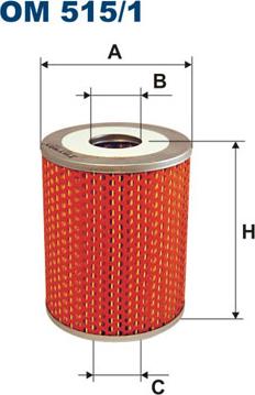 Filtron OM515/1 - Filtro olio www.autoricambit.com