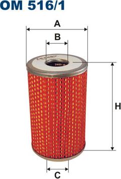 Filtron OM516/1 - Filtro olio www.autoricambit.com