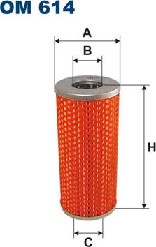 Filtron OM614 - Filtro olio www.autoricambit.com
