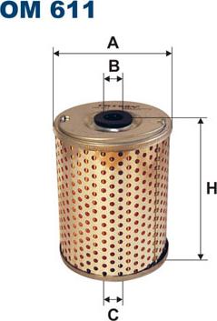 Filtron OM611 - Filtro idraulico, Sterzo www.autoricambit.com