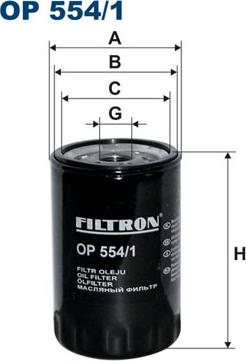 Filtron OP554/1 - Filtro olio www.autoricambit.com