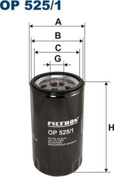 Filtron OP525/1 - Filtro olio www.autoricambit.com