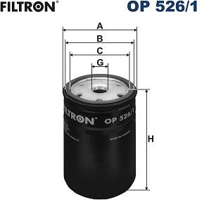 Filtron OP526/1 - Filtro olio www.autoricambit.com