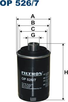 Filtron OP526/7 - Filtro olio www.autoricambit.com