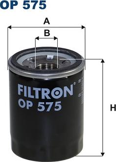 Filtron OP575 - Filtro olio www.autoricambit.com