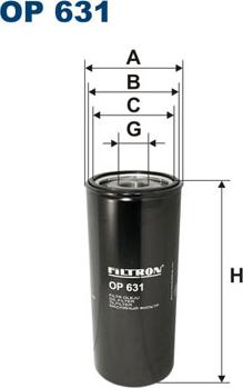 Filtron OP631 - Filtro olio www.autoricambit.com