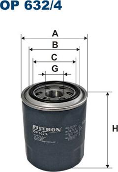 Filtron OP632/4 - Filtro olio www.autoricambit.com