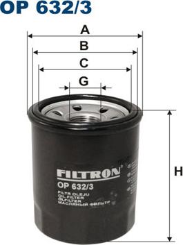 Filtron OP632/3 - Filtro olio www.autoricambit.com