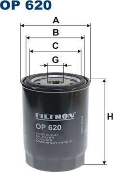 Filtron OP620 - Filtro olio www.autoricambit.com