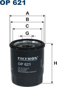 Filtron OP621 - Filtro olio www.autoricambit.com