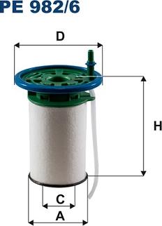 Filtron PE982/6 - Filtro carburante www.autoricambit.com