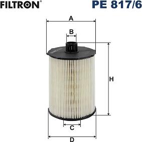 Filtron PE 817/6 - Filtro carburante www.autoricambit.com