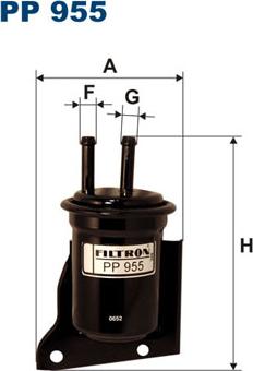 Filtron PP955 - Filtro carburante www.autoricambit.com