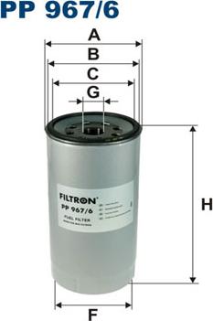 Filtron PP967/6 - Filtro carburante www.autoricambit.com