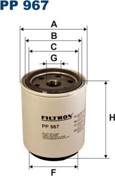 Filtron PP967 - Filtro carburante www.autoricambit.com