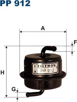 Filtron PP912 - Filtro carburante www.autoricambit.com