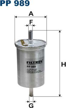 Filtron PP989 - Filtro carburante www.autoricambit.com