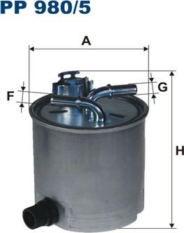 Filtron PP980/5 - Filtro carburante www.autoricambit.com