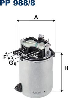 Filtron PP 988/8 - Filtro carburante www.autoricambit.com