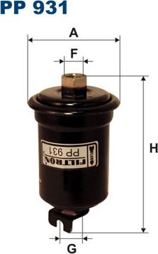 Filtron PP931 - Filtro carburante www.autoricambit.com