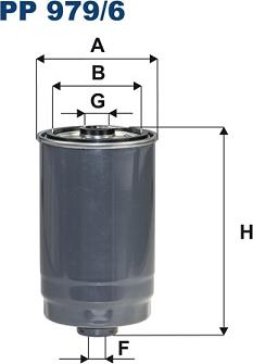 Filtron PP 979/6 - Filtro carburante www.autoricambit.com