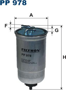 Filtron PP978 - Filtro carburante www.autoricambit.com