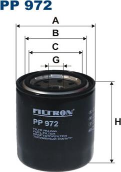 Filtron PP972 - Filtro carburante www.autoricambit.com