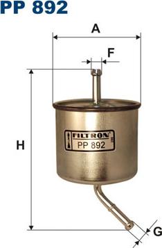 Filtron PP892 - Filtro carburante www.autoricambit.com