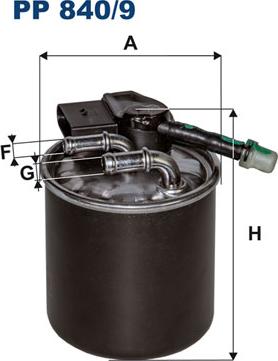 Filtron PP840/9 - Filtro carburante www.autoricambit.com