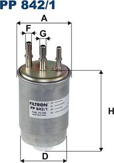 Filtron PP 842/1 - Filtro carburante www.autoricambit.com